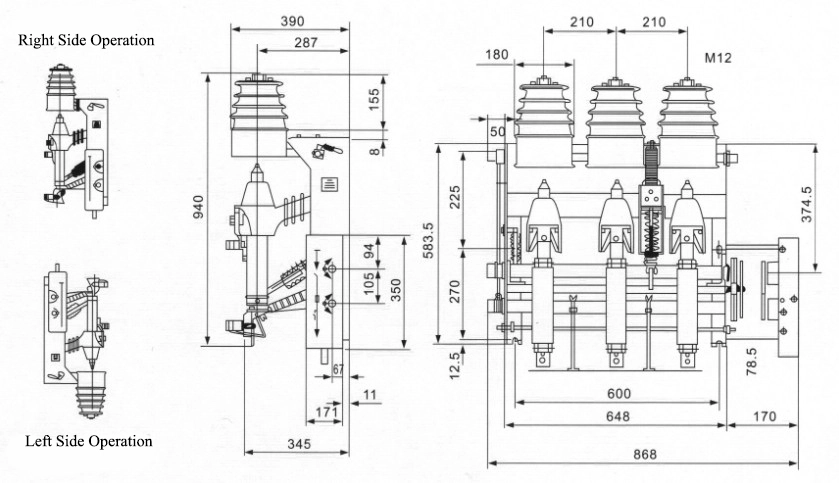 Indoor Electrical Motorized Load Break Switches